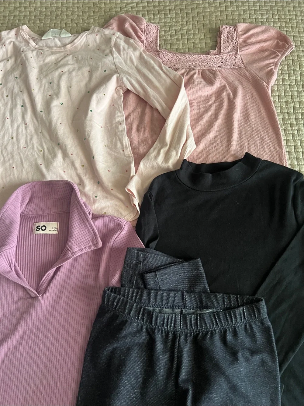 Girls Set of 5 items size 6X/7